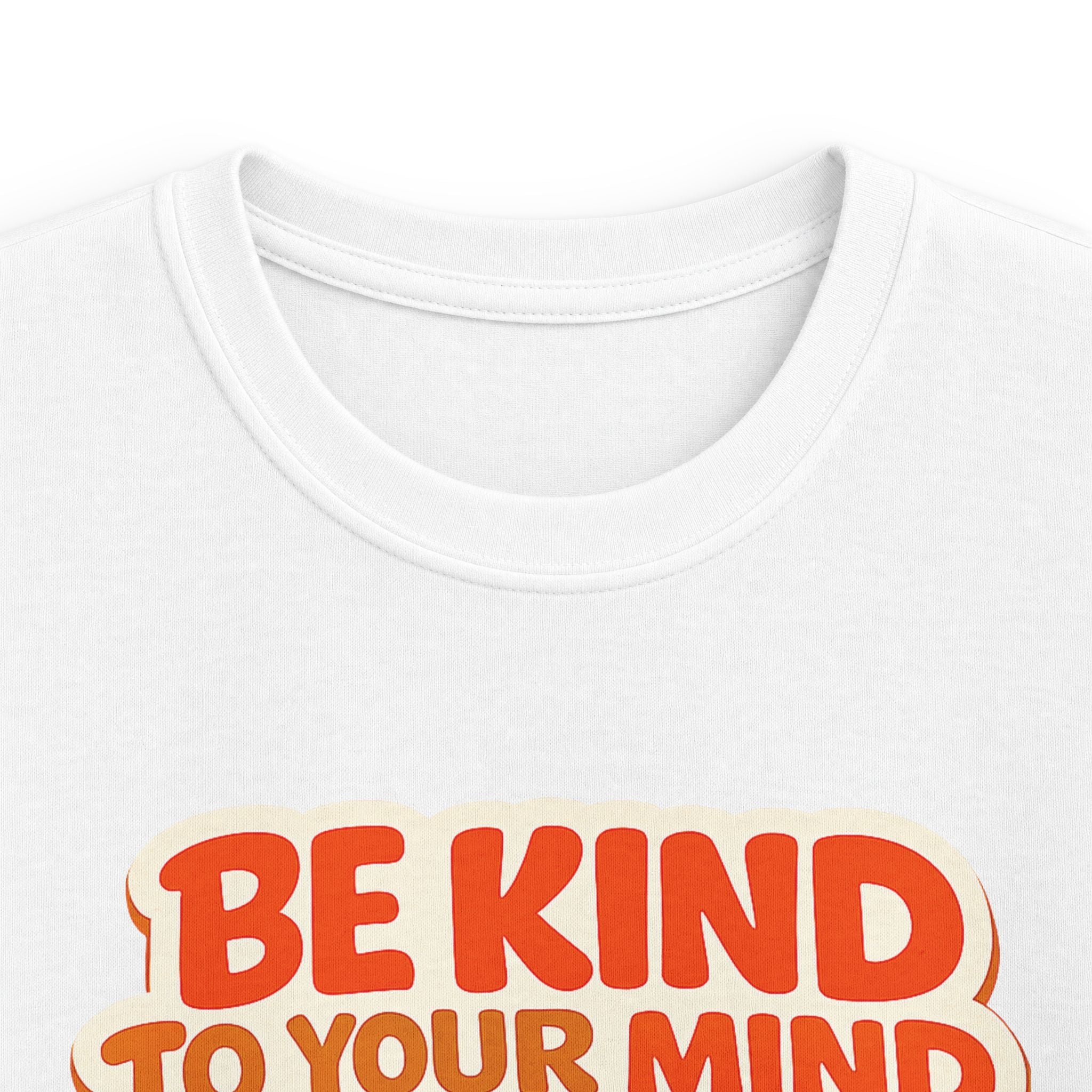 Kids T-Shirt  “Be Kind to Your Mind” Retro Mental Health Tee For Boys & Girls