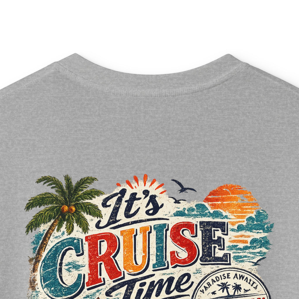 Kids Cruise T‑Shirt  "It’s Cruise Time" Tropical Vacation Tee