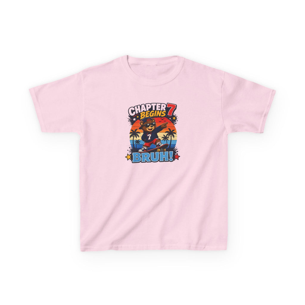 Chapter 7 Begins Graphic kids Birthday T-Shirt Design
