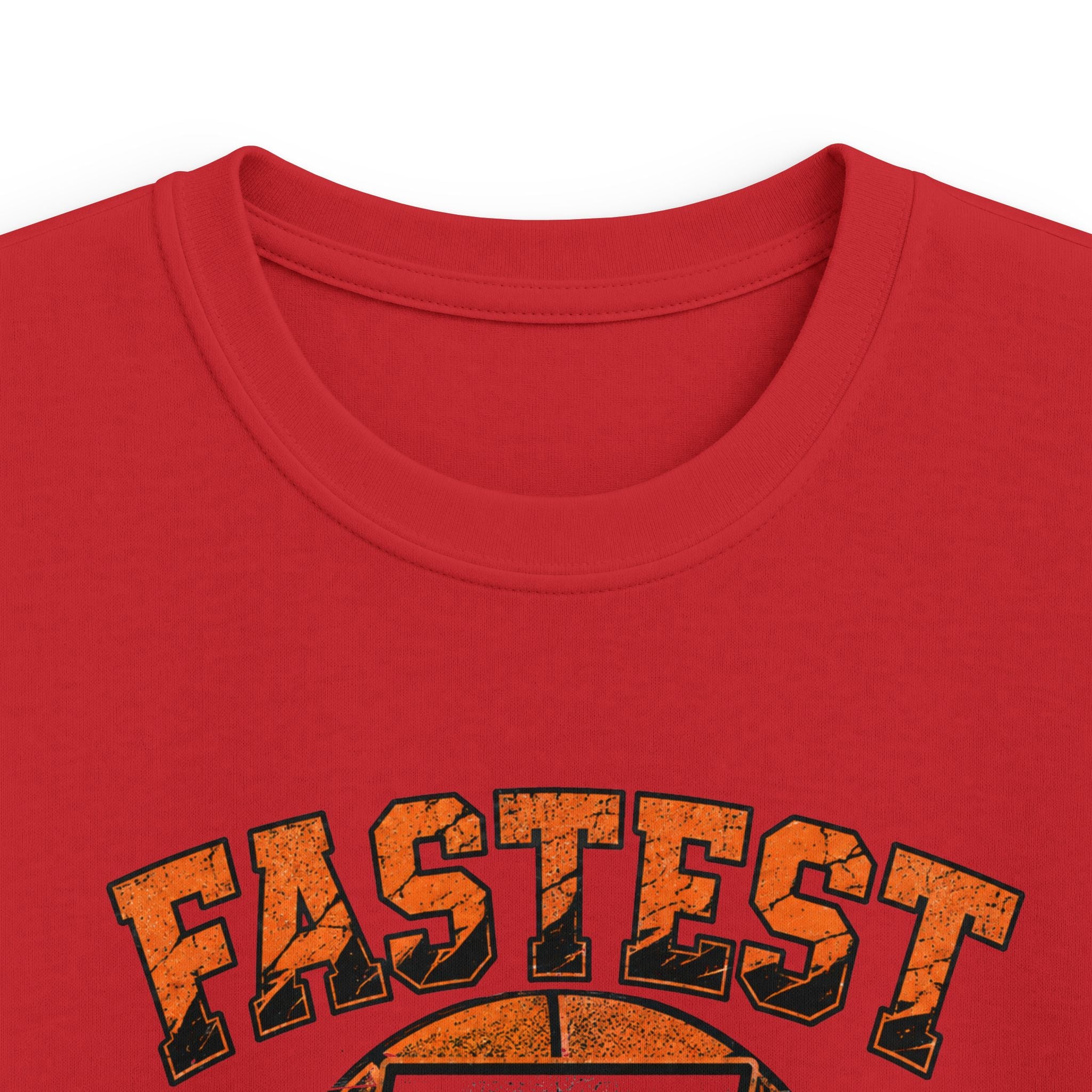 Kids Basketball 'Fastest 7 Year-Old' Sports Birthday Shirt