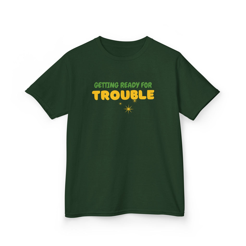 Ready for Trouble | Funny Kids Graphic T-Shirt