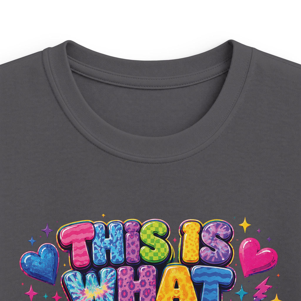 Kids Tee "This Is What Awesome 10 Years Old Looks Like" Colorful Birthday Shirt