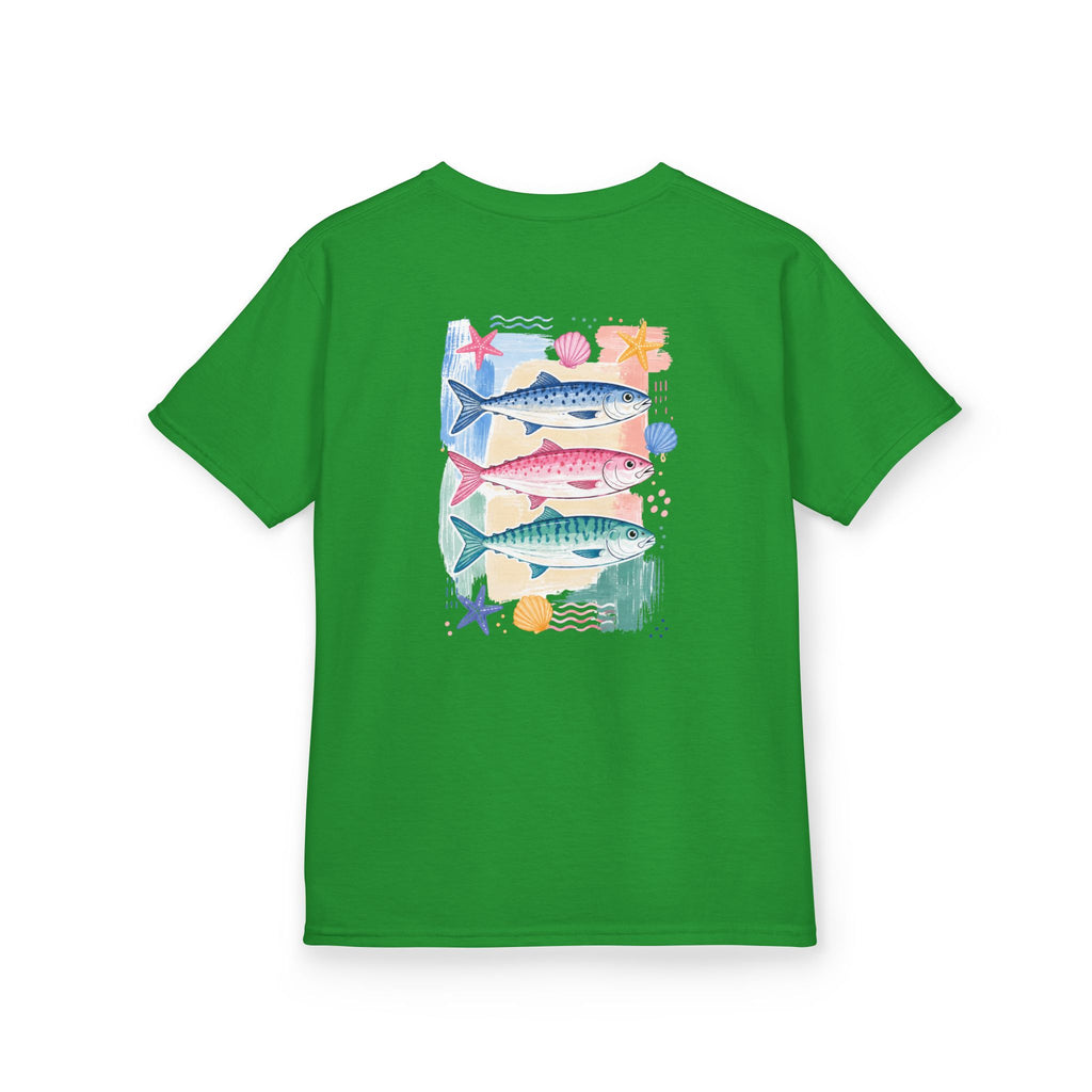 Kids Tee — Colorful Tropical Fish Graphic Shirt for Children