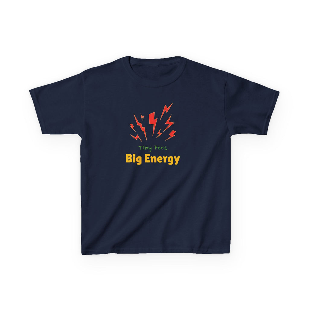 Tiny Feet - Big Energy | Funny Kids Graphic T-Shirt
