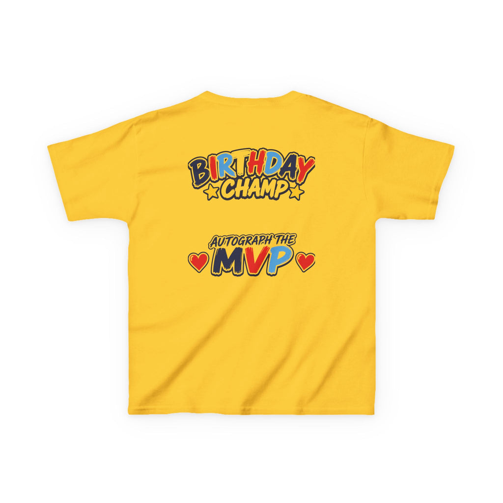 "Birthday Champ" Graphic kids Birthday T-Shirt Design