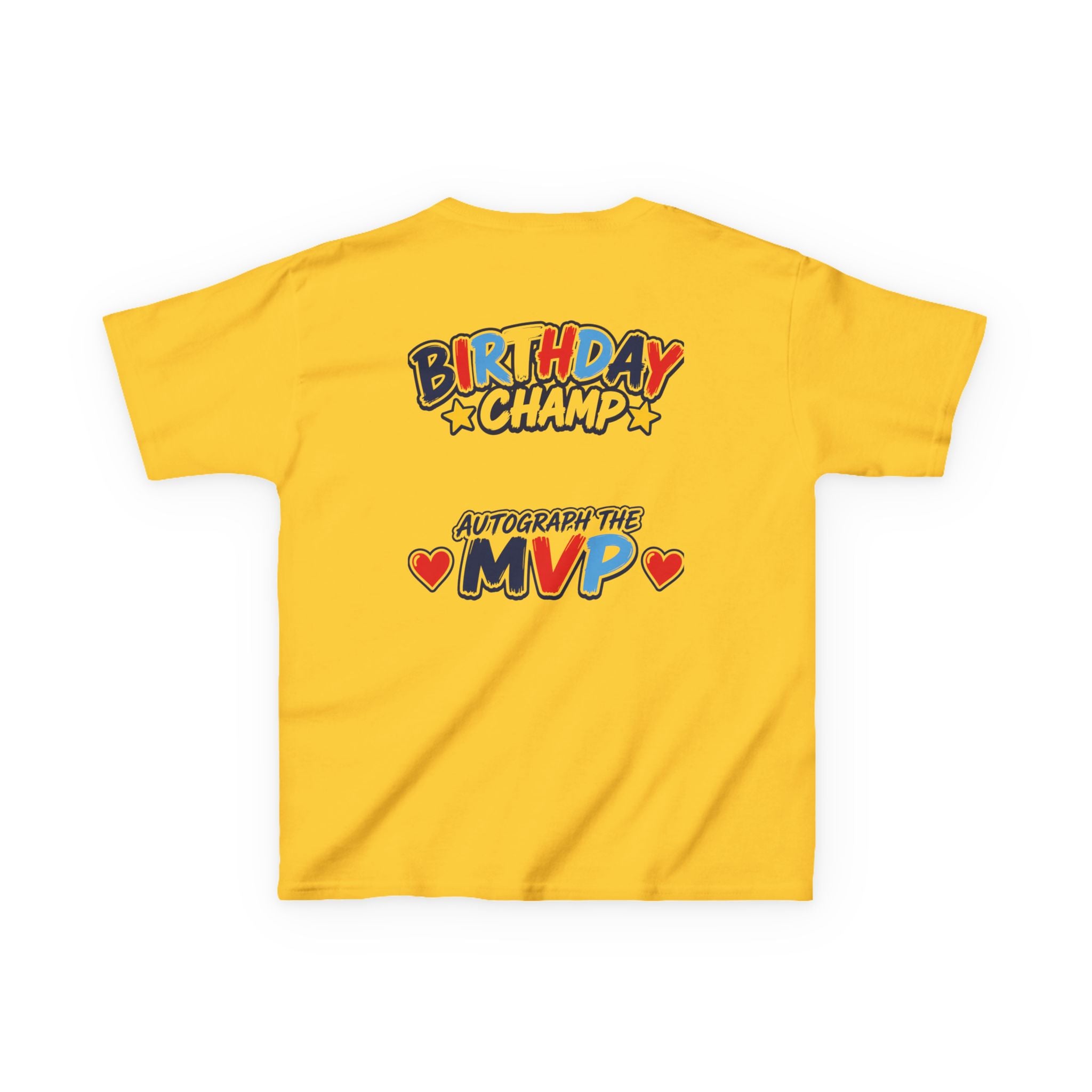 "Birthday Champ" Graphic kids Birthday T-Shirt Design