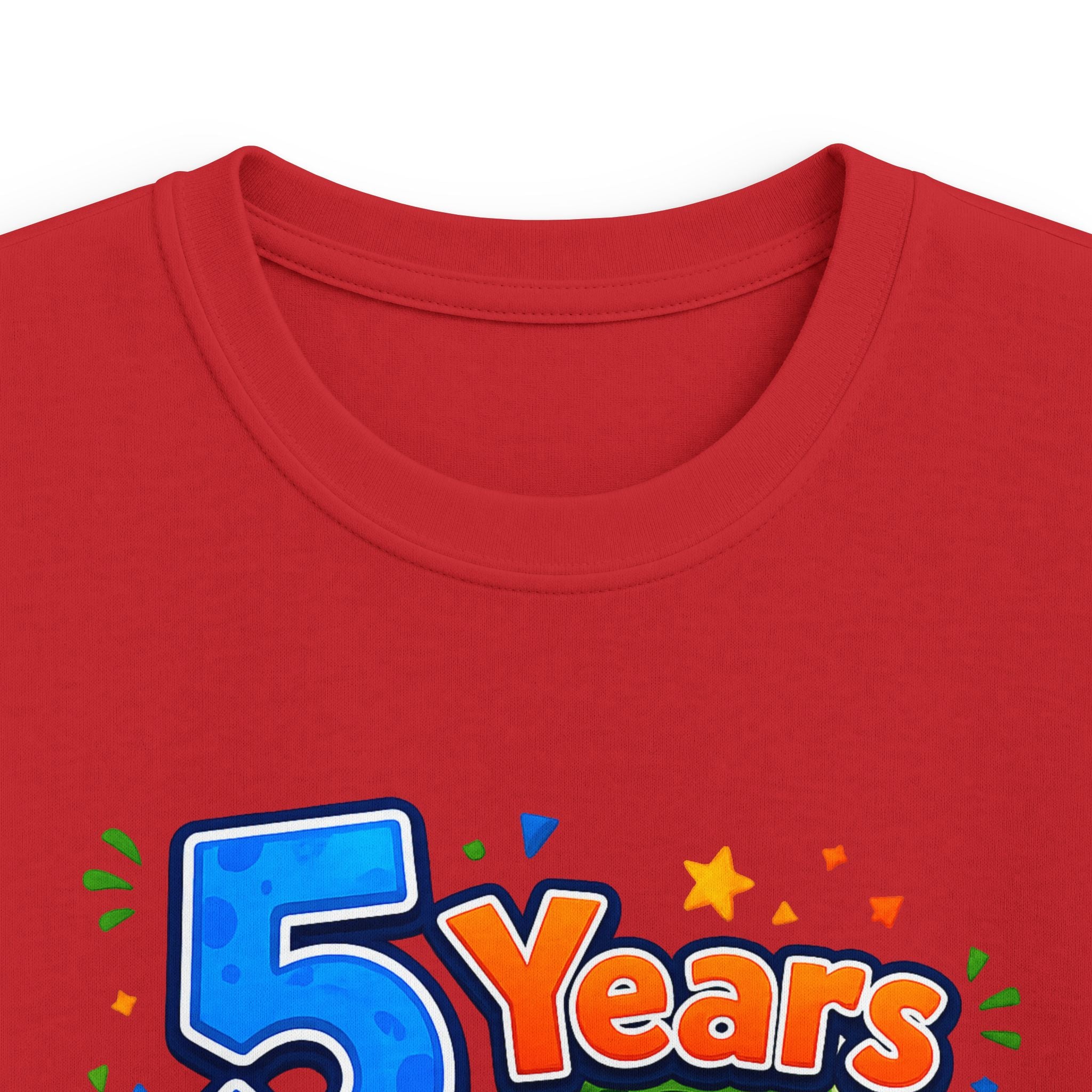 "5 Years of Being Roar-Some" Kids T-Shirt Dinosaur Birthday Tee