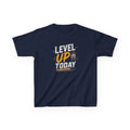 Kids "Level Up Today" Boys and Girls Graphic Tee Birthday Gamer Shirt
