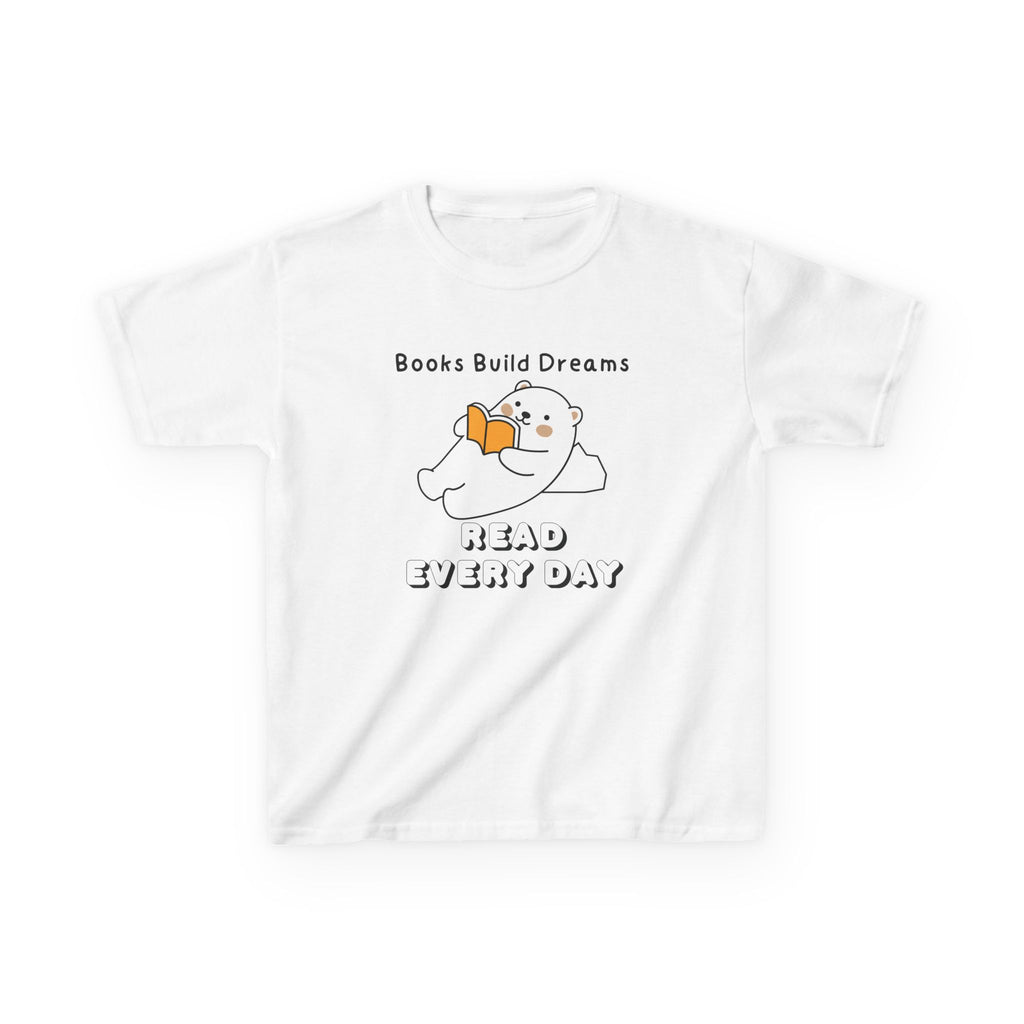 Kids T-Shirt — "Books Build Dreams"