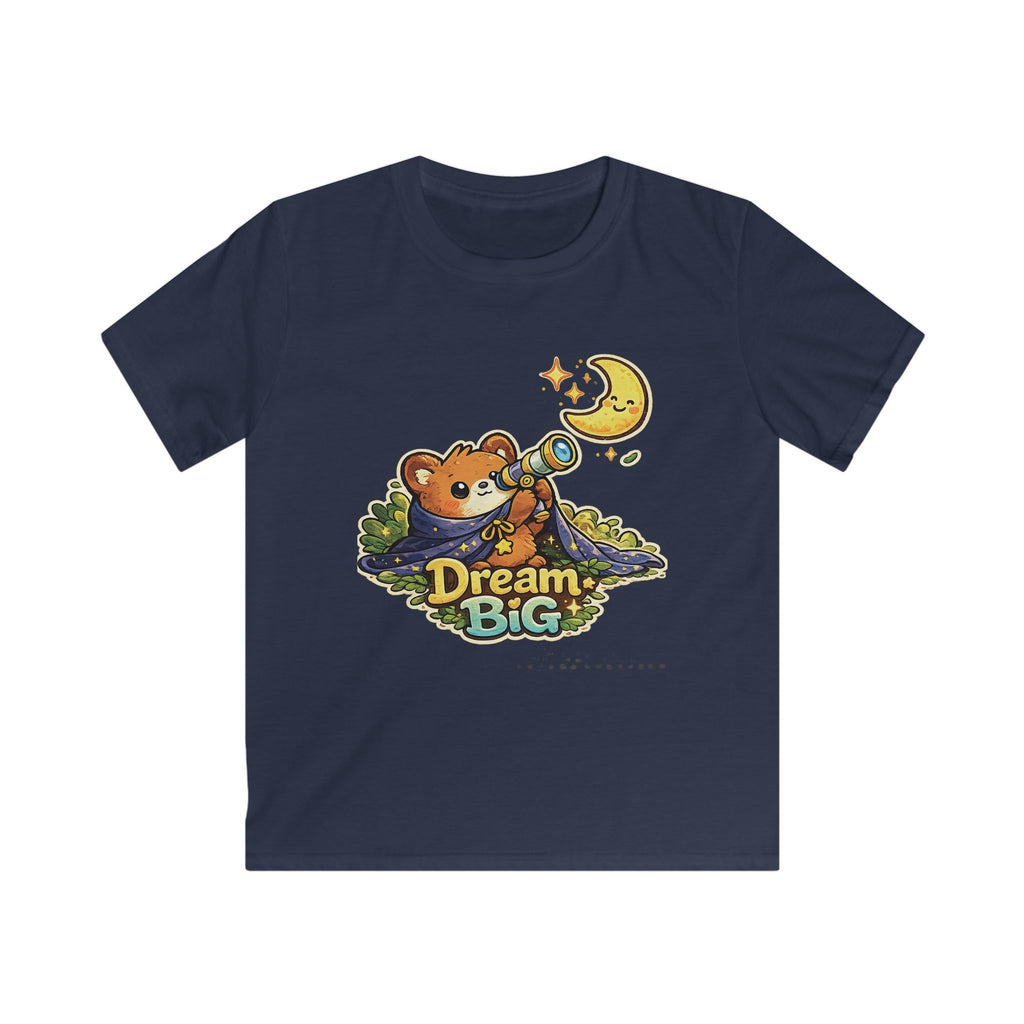 Kids Tee 'Dream Big' Bear Telescope Graphic t-shirt for Boys & Girls
