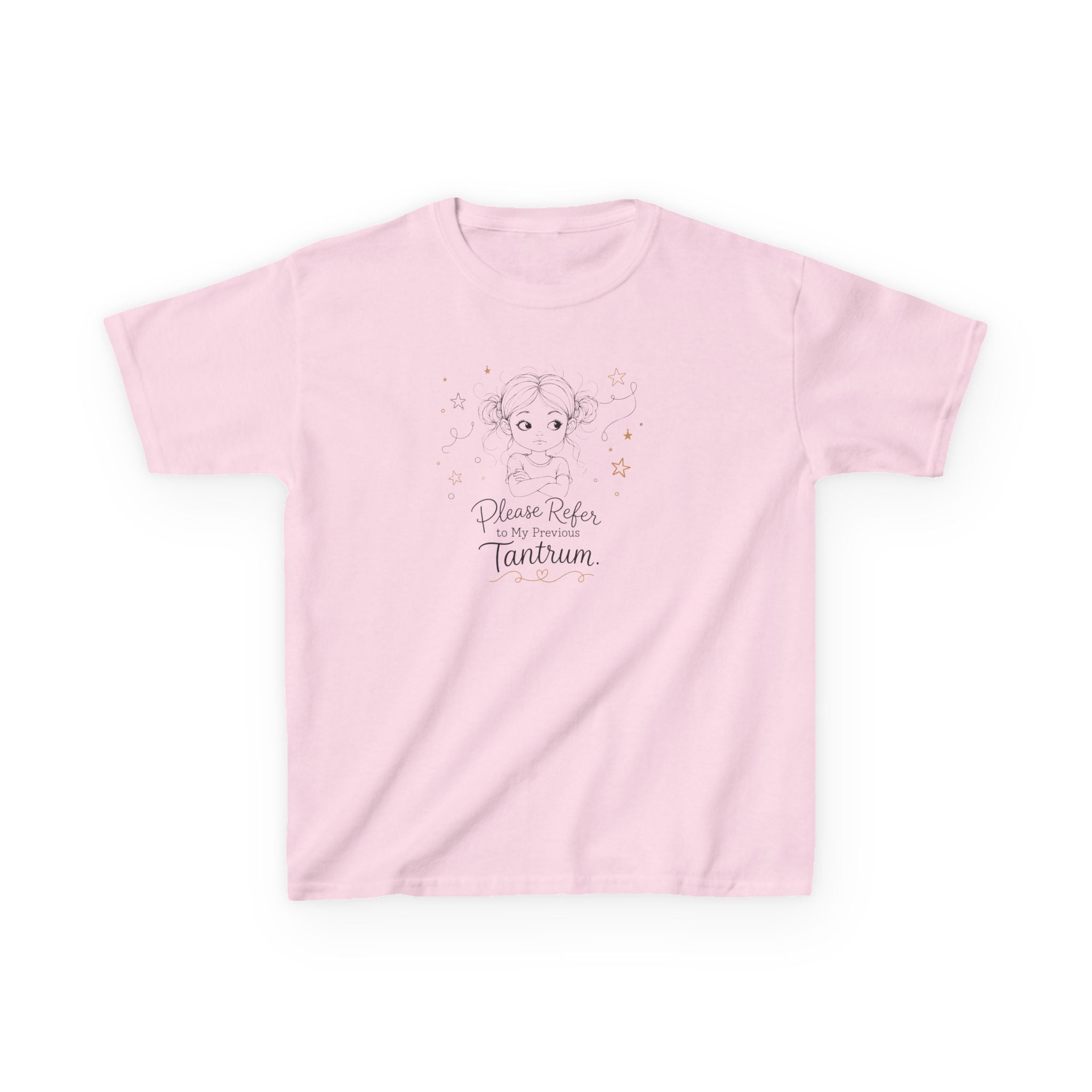 Kids T-Shirt — "Please Refer to My Previous Tantrum"