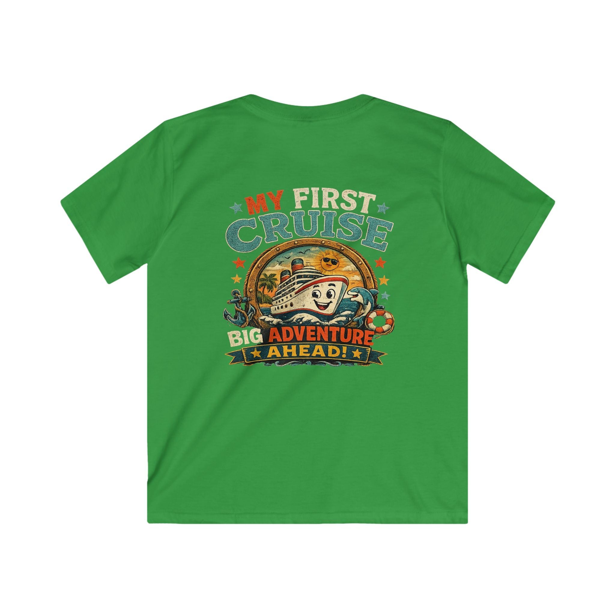 Kids Tee "My First Cruise: Big Adventure Ahead" Vacation Shirt