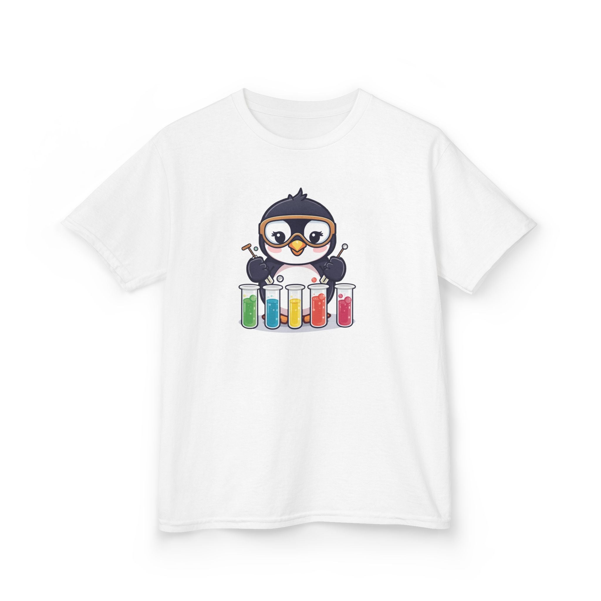 Penguin Science | Kids Reading Graphic T-Shirt