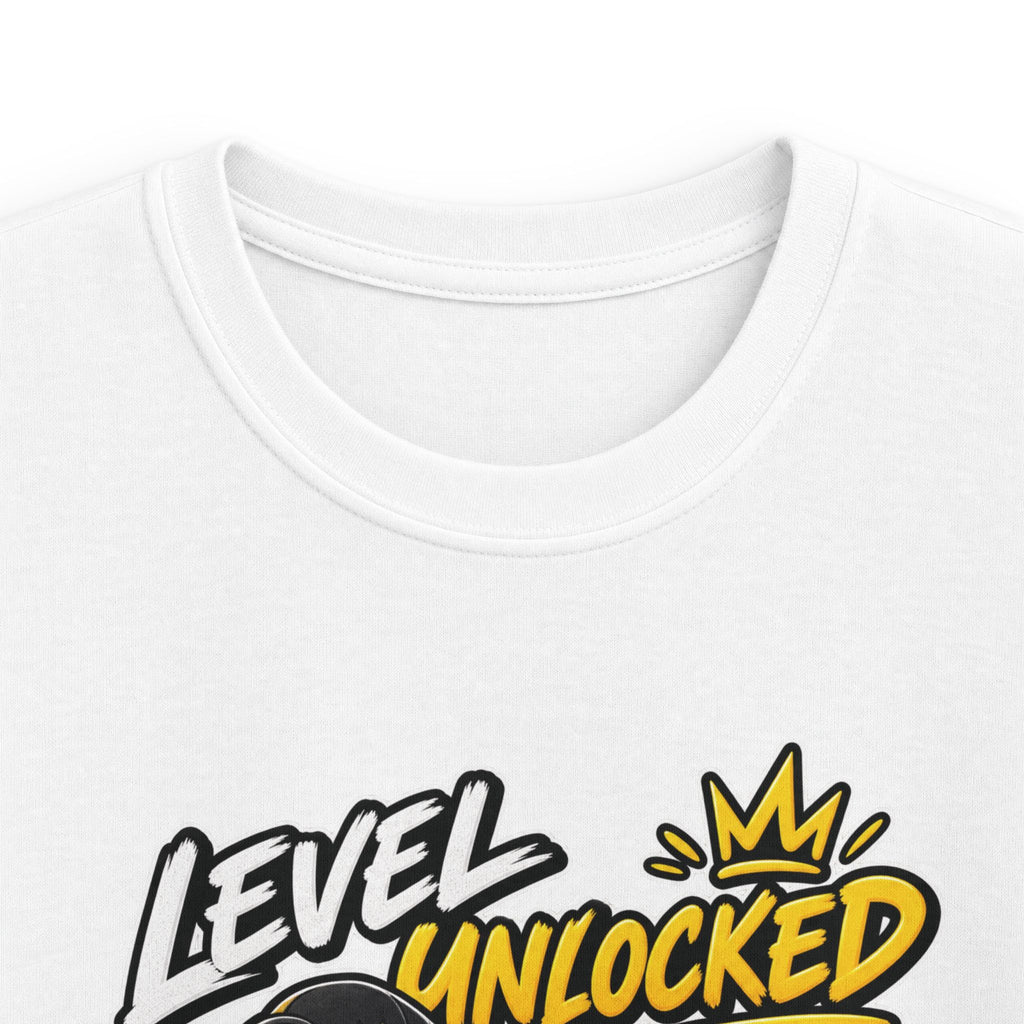 Kids 10th Birthday T-Shirt "Level Unlocked 10 and Still Awesome"