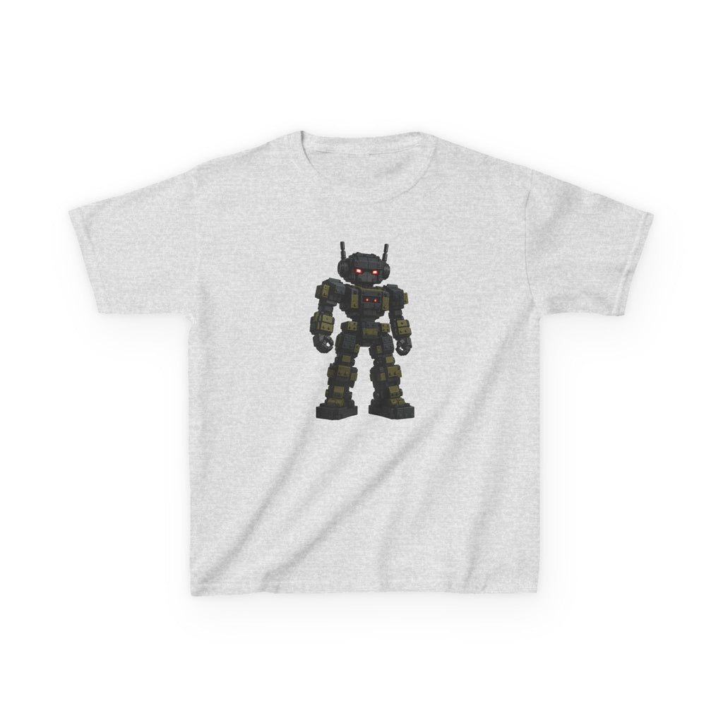 "Dark Steel Warrior" Boys Graphic Gamer T-Shirt Design