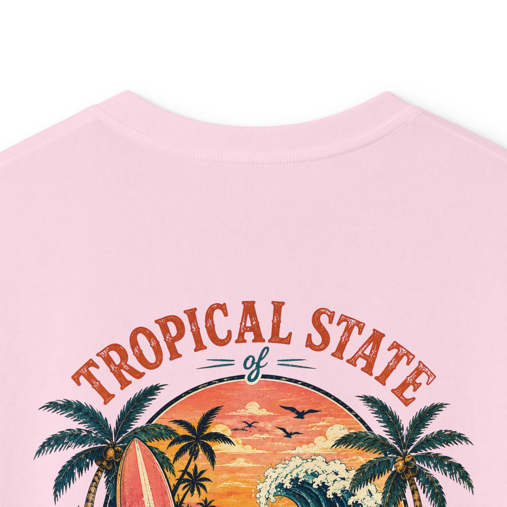 Kids Tropical Paradise Tee "Paradise Mode" Adventure Surf Graphic T-Shirt