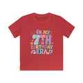 Kids 7th Birthday Tee Cute Pastel Rainbow "In My 7th Birthday Era" Shirt