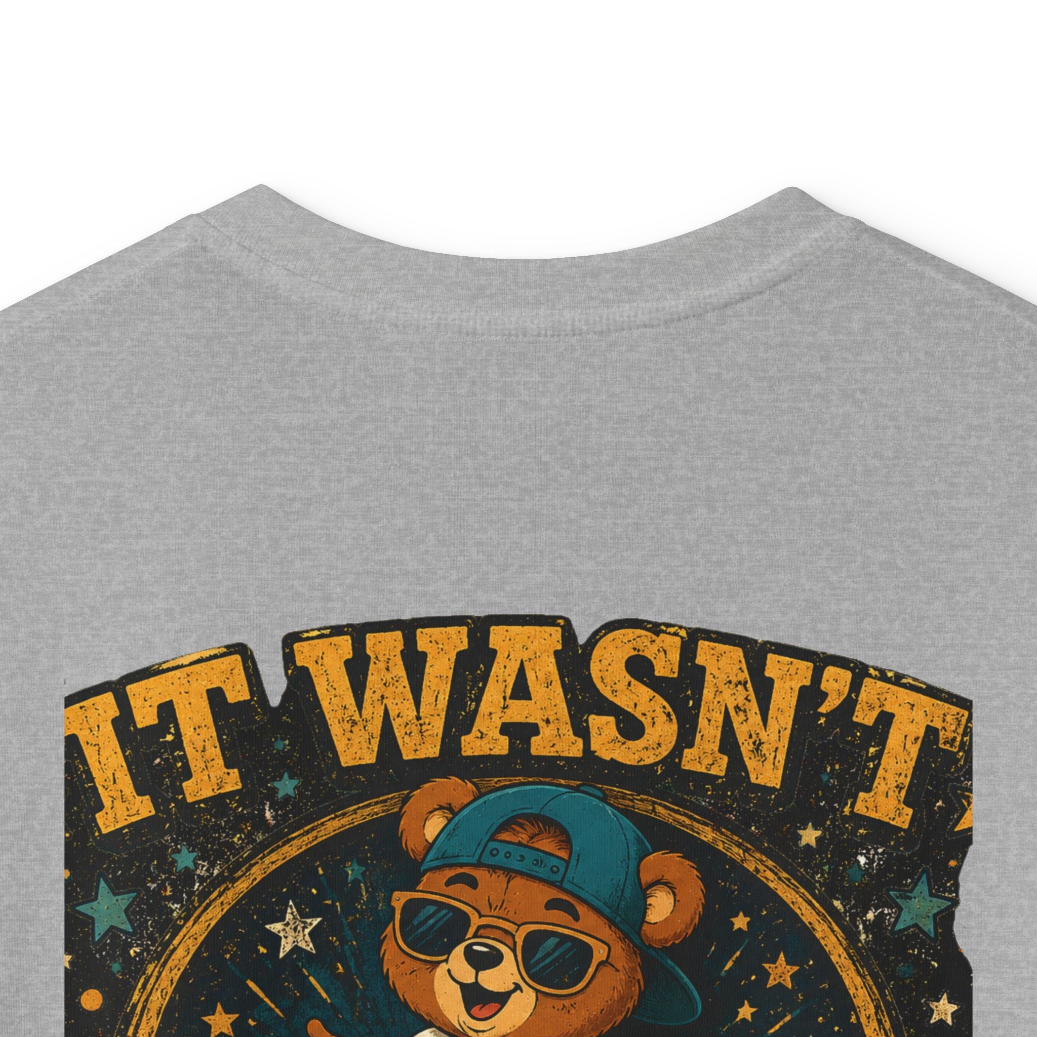 Kids Tee  'It Wasn't Me!' Dancing Bear Graphic Shirt | Funny Kids Gift