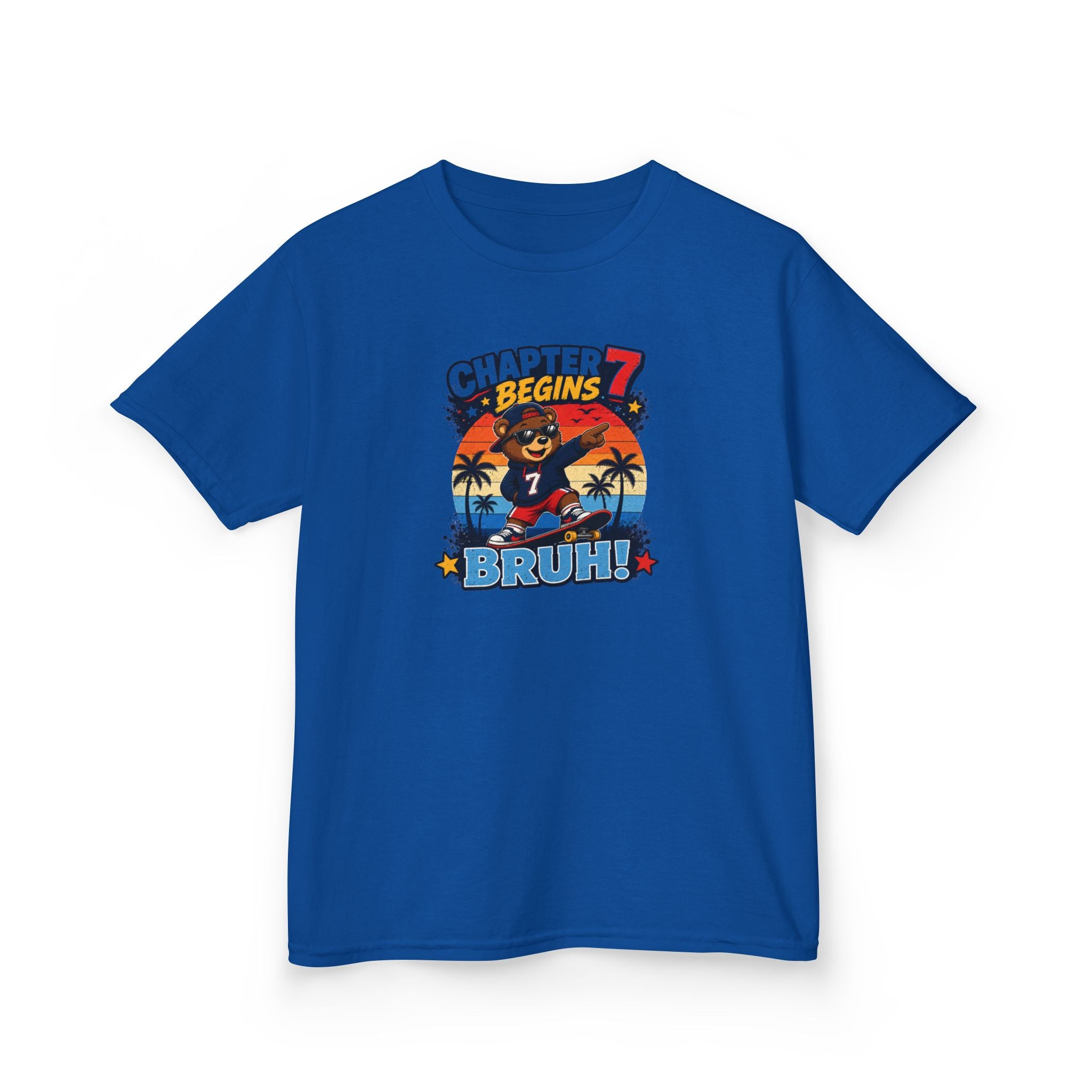 Chapter 7 Begins Graphic kids Birthday T-Shirt Design