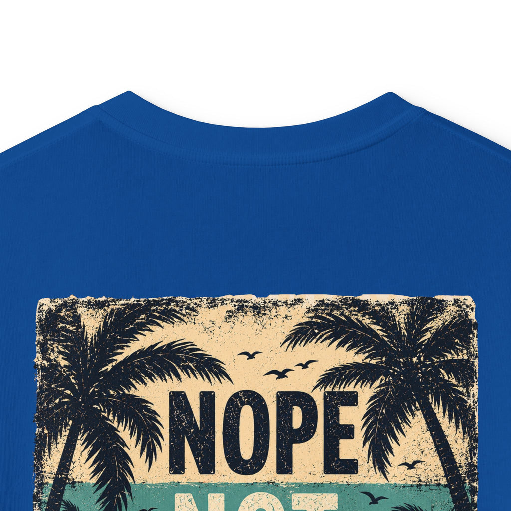 Kids T-Shirt 'Nope Not Leaving' Tropical Vacation Tee