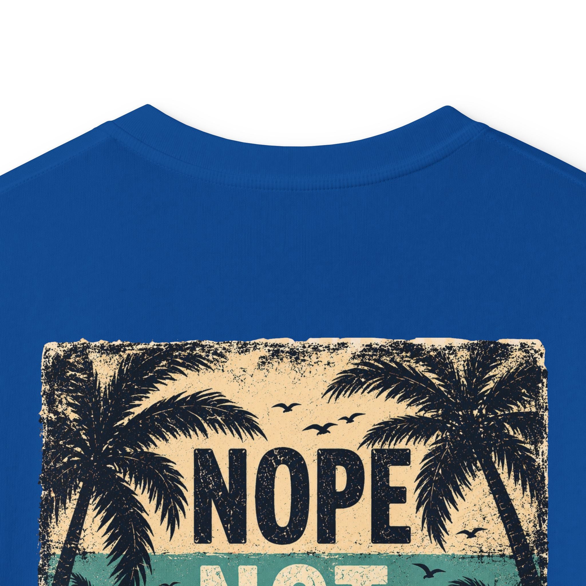 Kids T-Shirt 'Nope Not Leaving' Tropical Vacation Tee