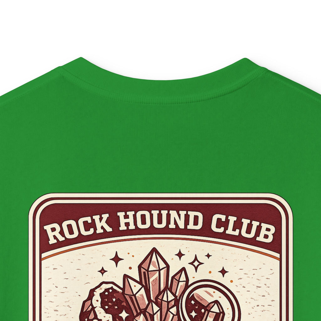 Rock Hound Club Kids T-Shirt 'Est. 2026' Gemstone & Magnifying Glass Design for Boys & Girls
