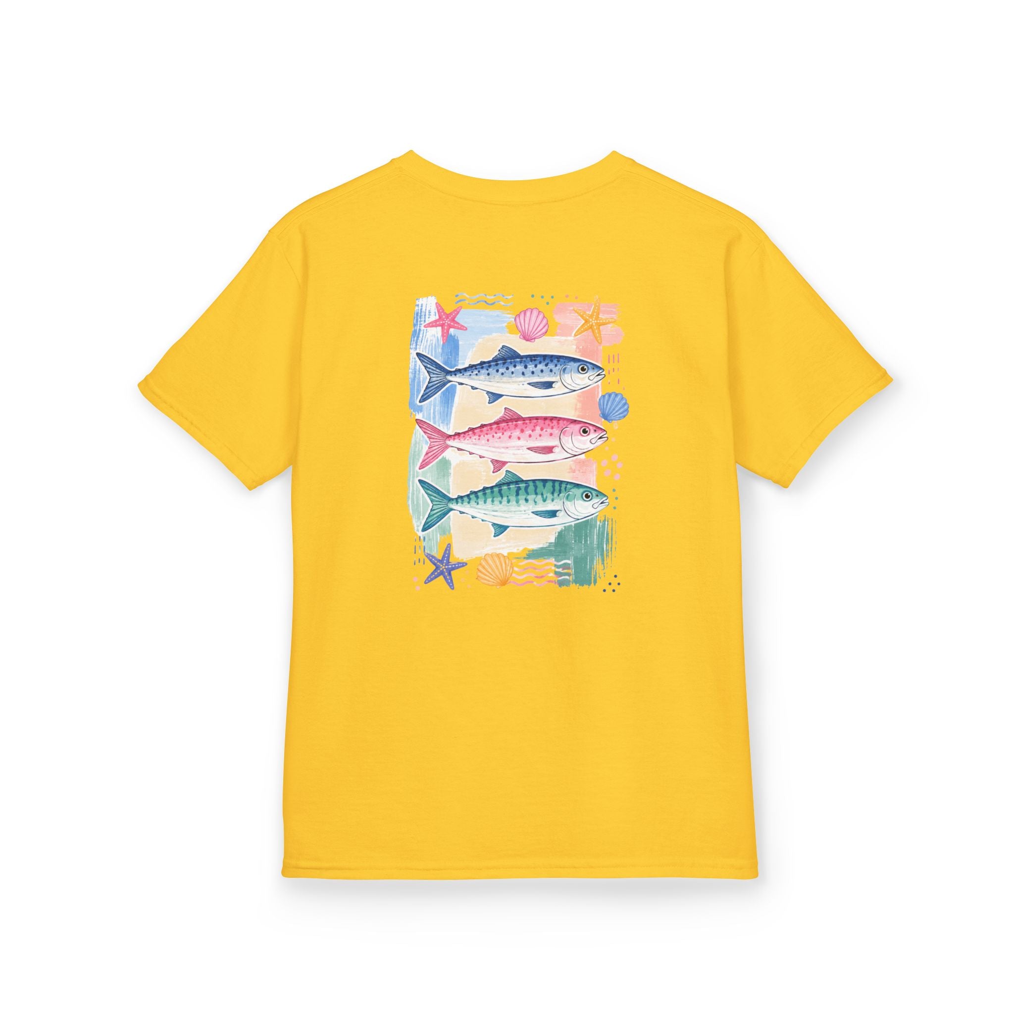Kids Tee — Colorful Tropical Fish Graphic Shirt for Children