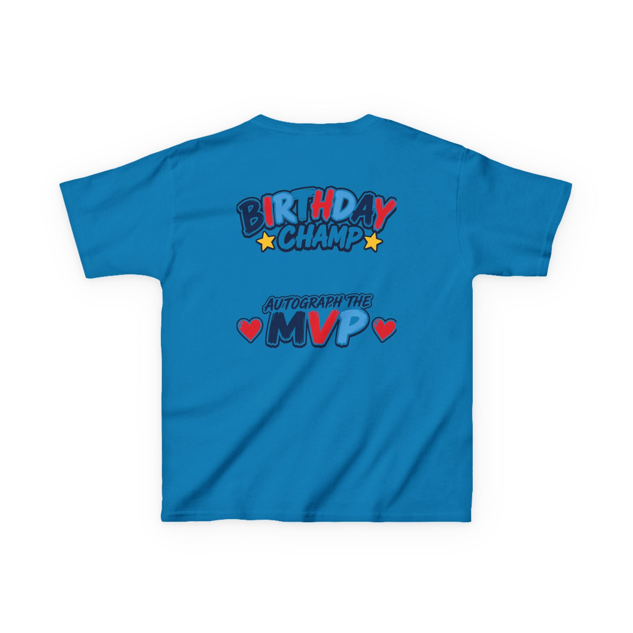 "Birthday Champ" Graphic kids Birthday T-Shirt Design