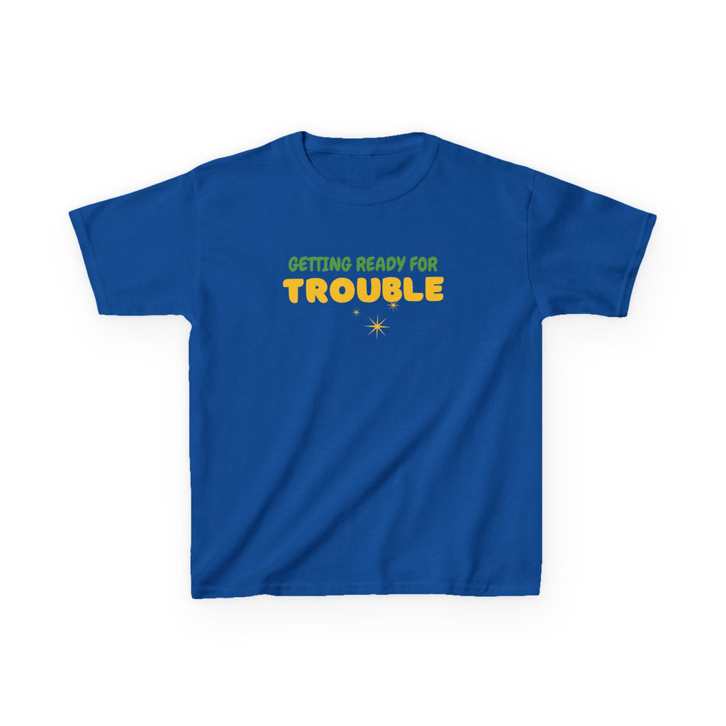 Ready for Trouble | Funny Kids Graphic T-Shirt