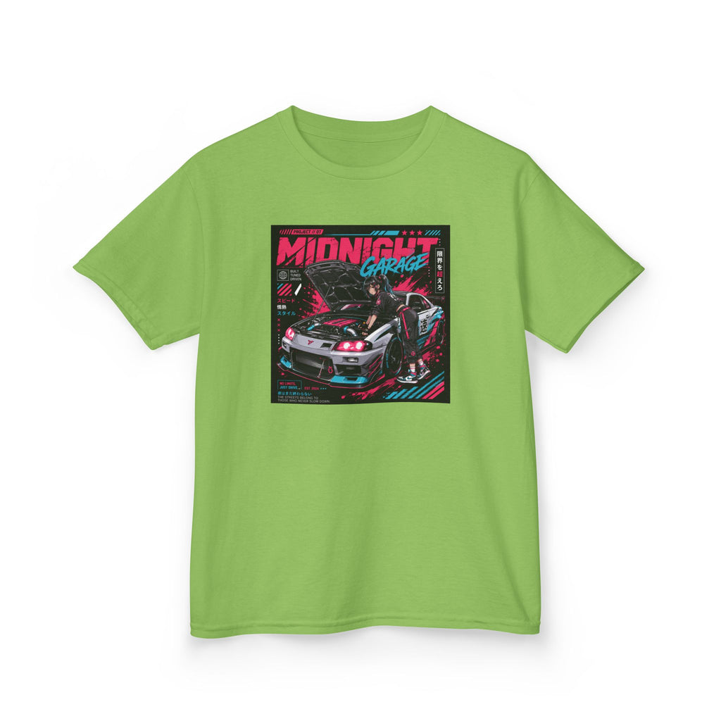 Boys Tee "Midnight Garage Retro Racing" Graphic