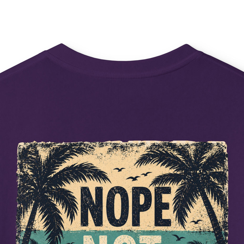 Kids T-Shirt 'Nope Not Leaving' Tropical Vacation Tee