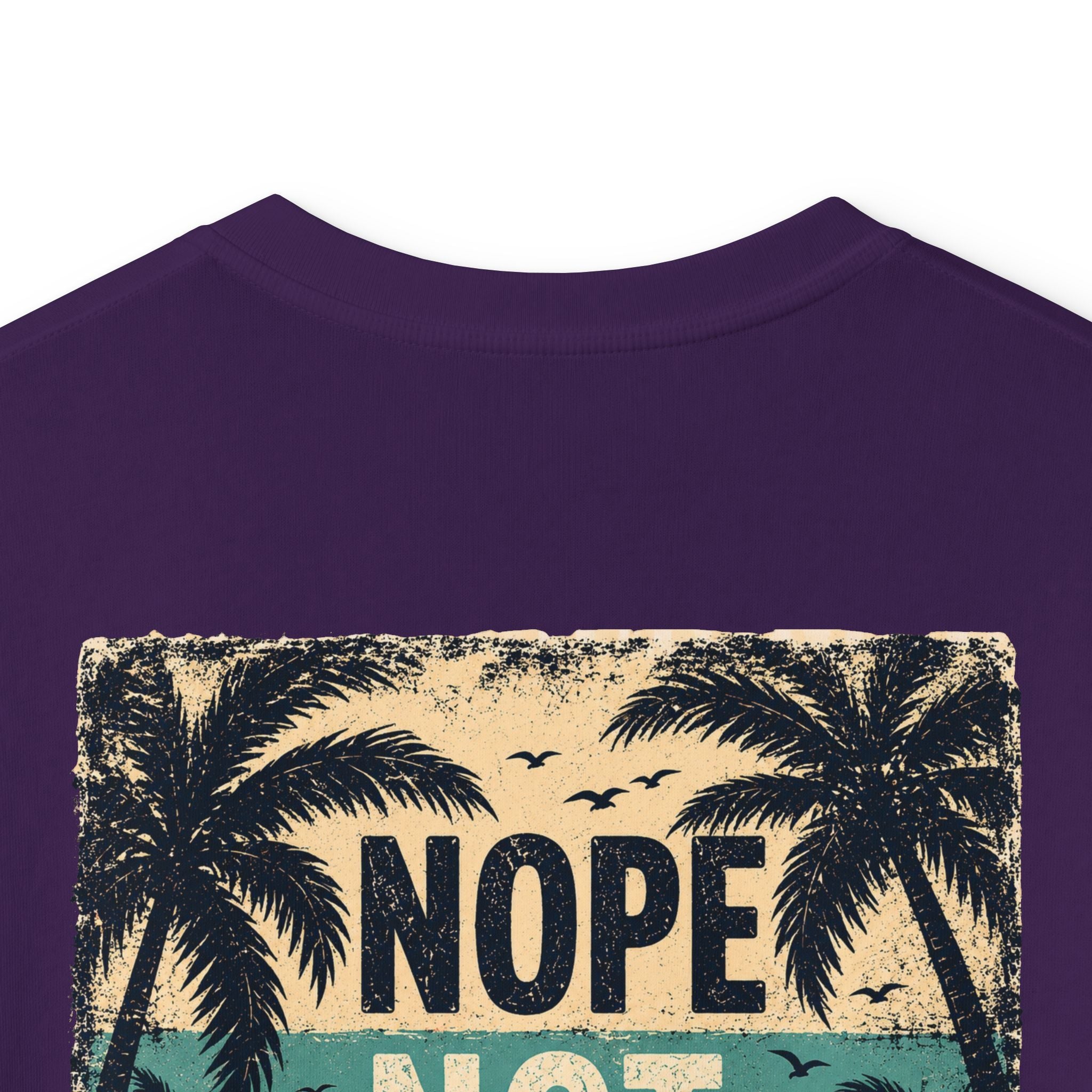 Kids T-Shirt 'Nope Not Leaving' Tropical Vacation Tee