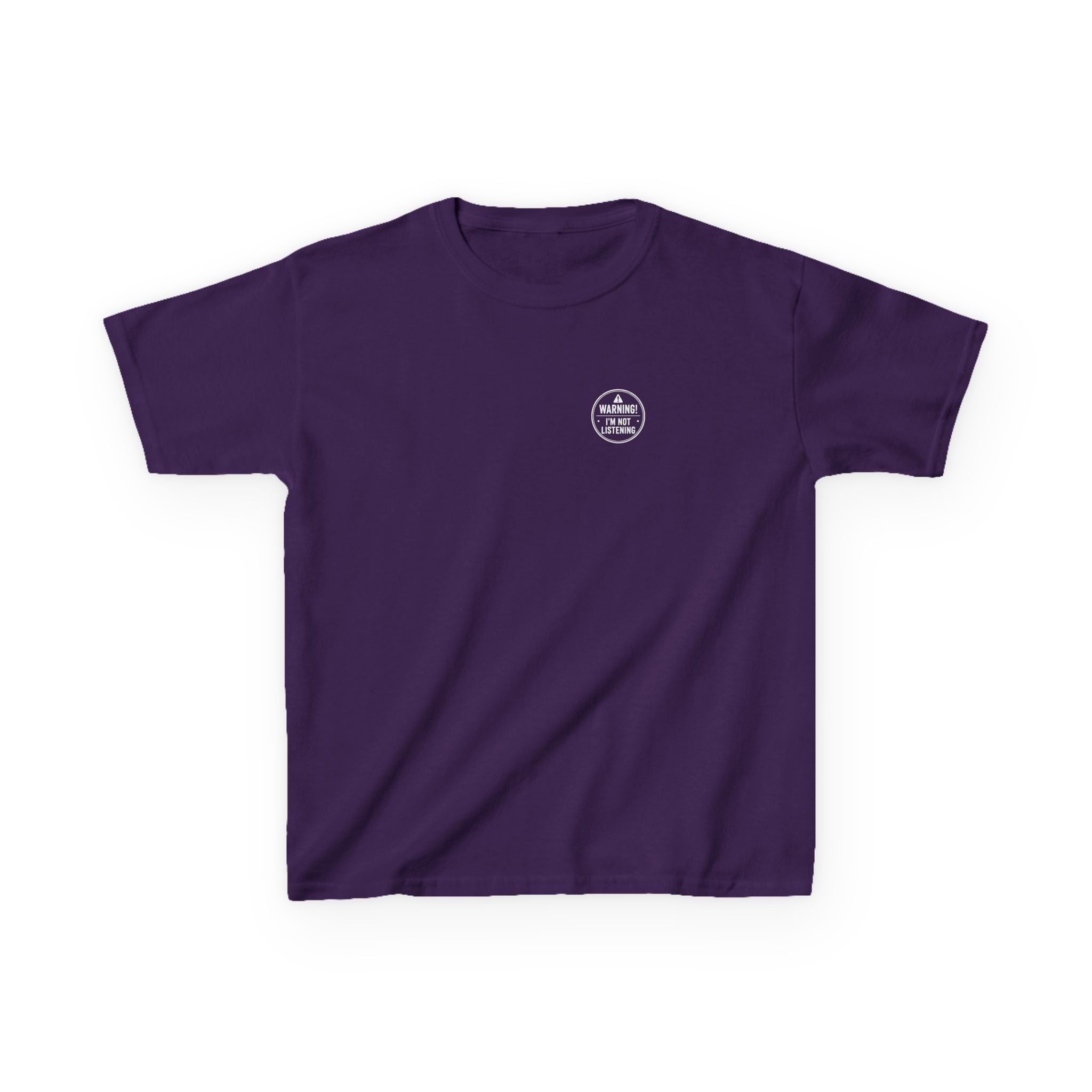 Warning: I'm Not Listening | Funny Kids Graphic T-Shirt