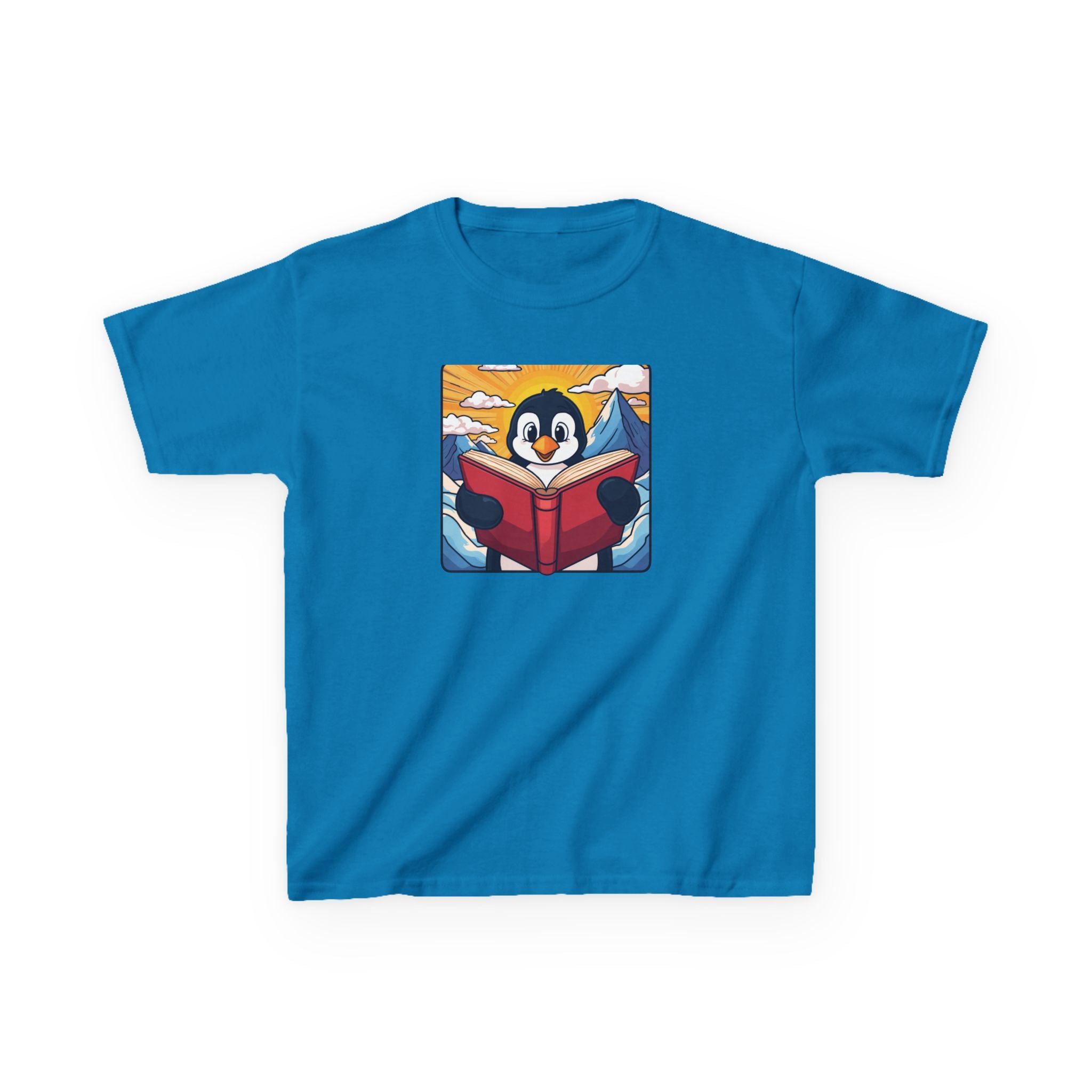 Kids T-Shirt — "Book Buddy Penguin"