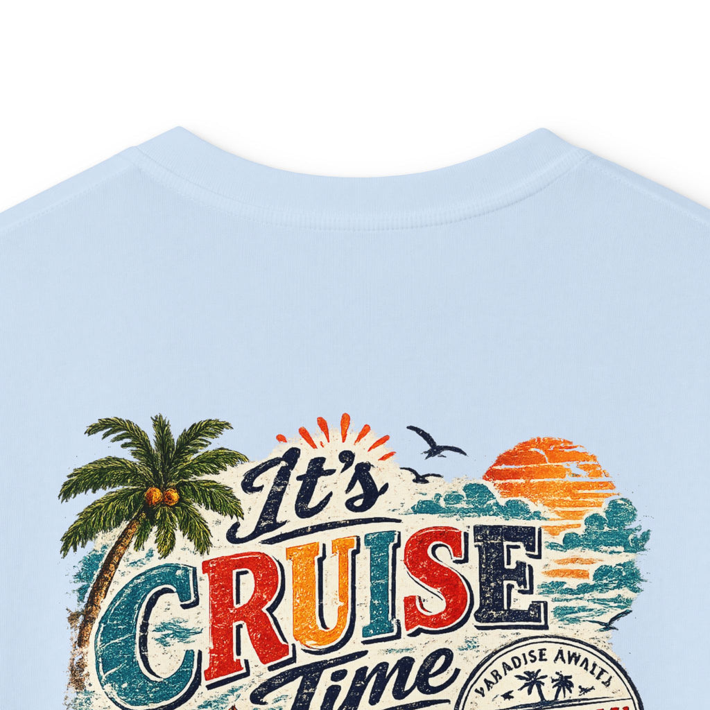 Kids Cruise T‑Shirt  "It’s Cruise Time" Tropical Vacation Tee