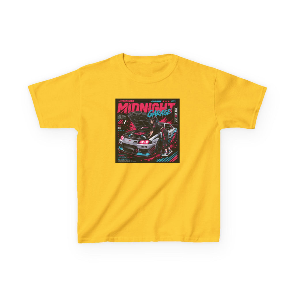 Boys Tee "Midnight Garage Retro Racing" Graphic