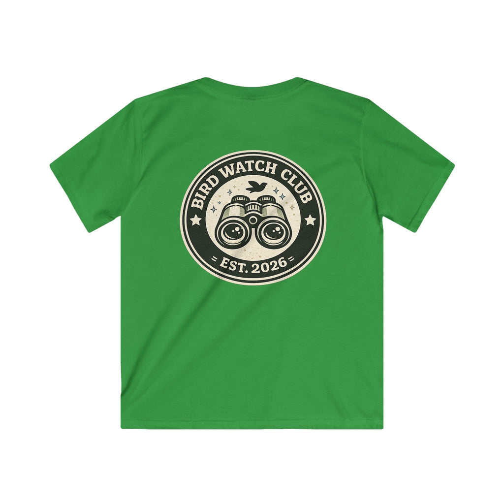 Kids Tee "Bird Watch Club" Boys & Girls Graphic T-Shirt (Est. 2026)