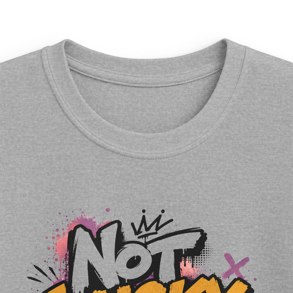 Girls & Boys Tee - "Not Lucky Just Awesome" Graphic Tee