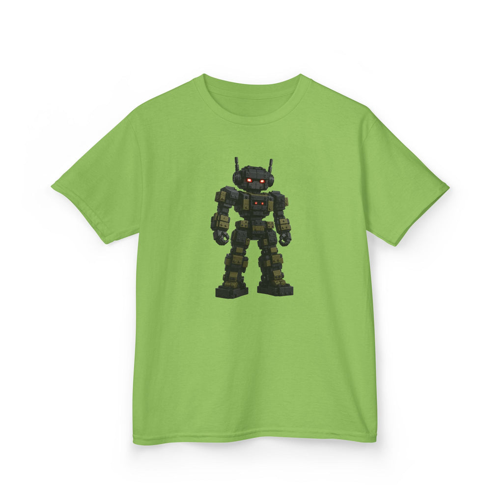 "Dark Steel Warrior" Graphic kids Gamer T-Shirt Design