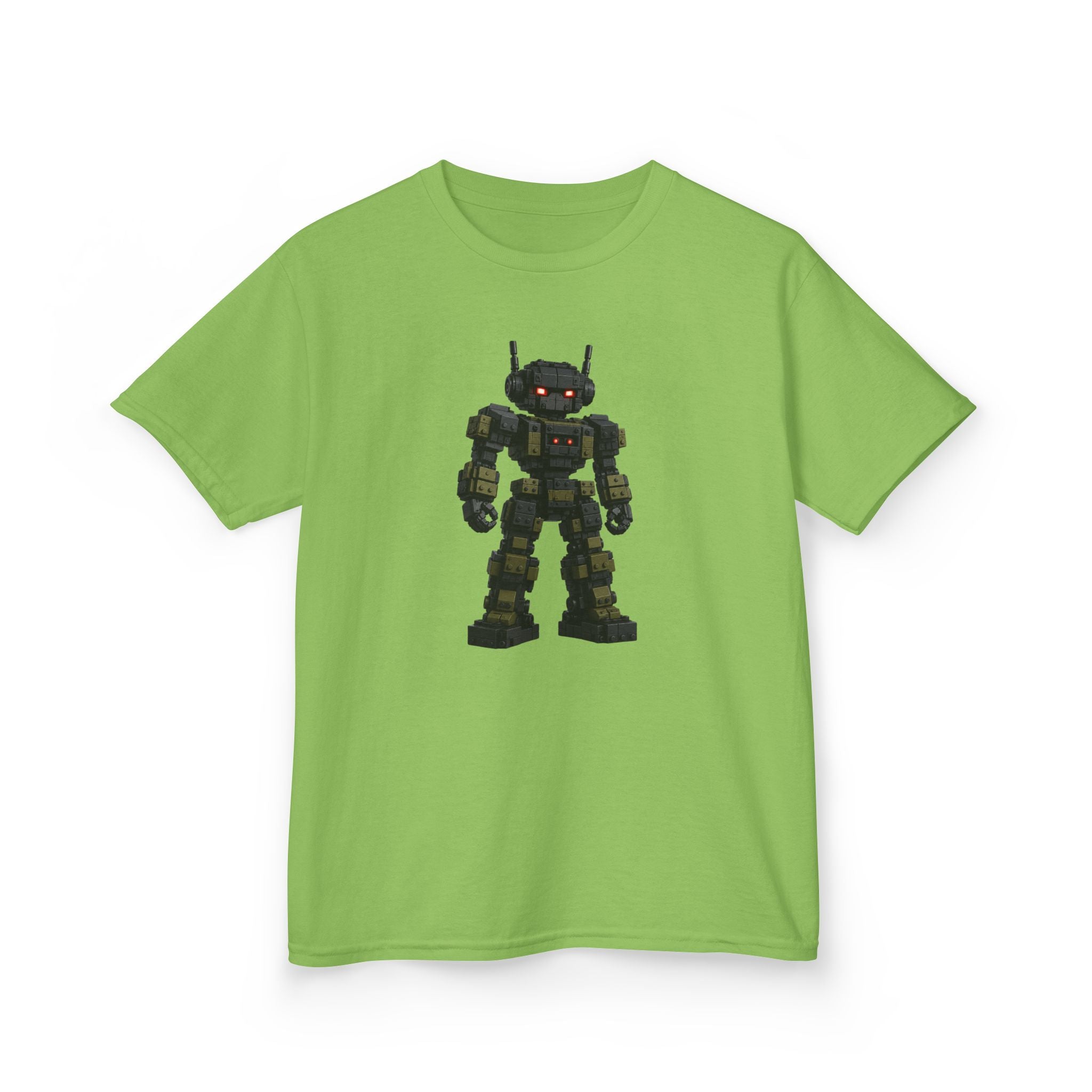 "Dark Steel Warrior" Graphic kids Gamer T-Shirt Design