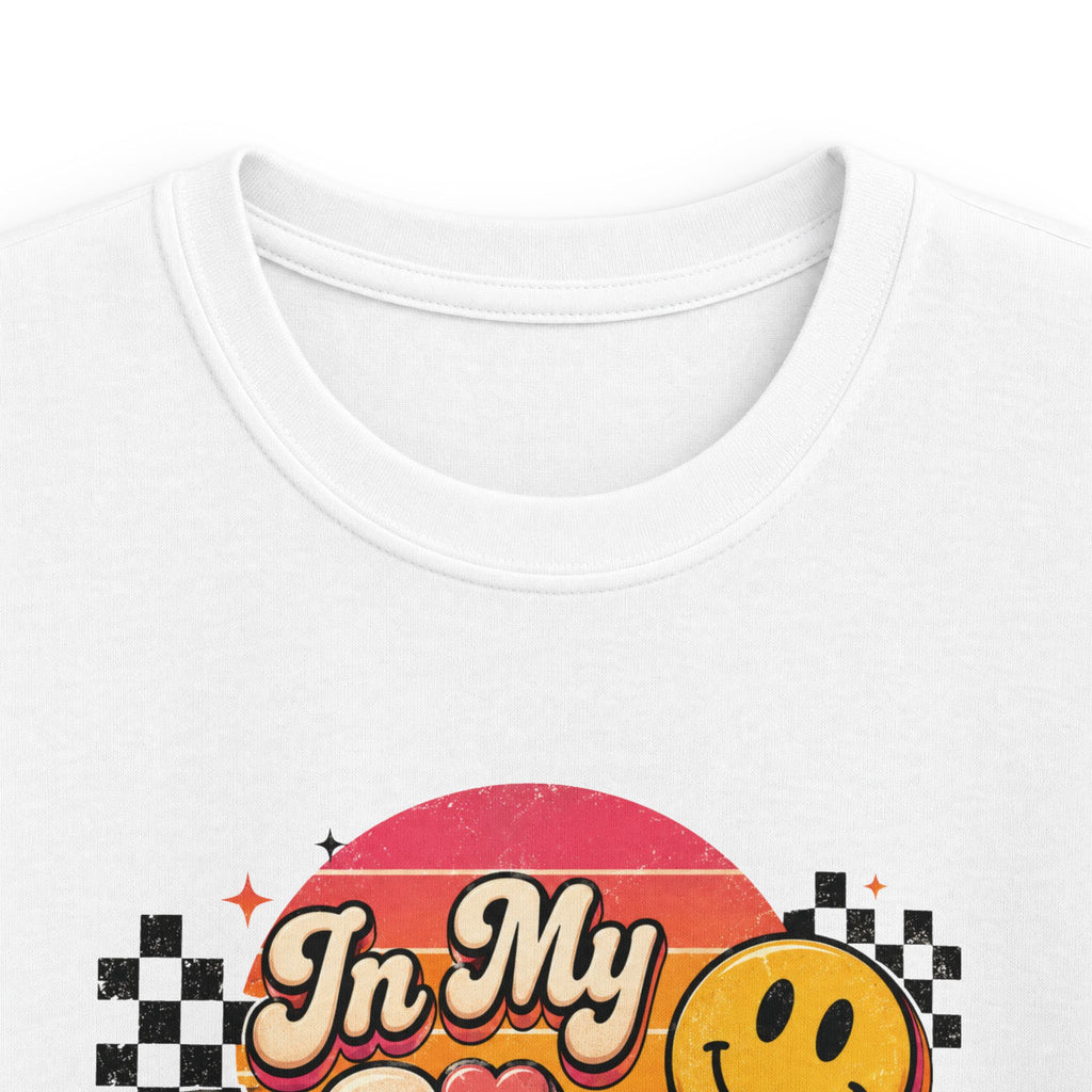 Kids Birthday Tee "In My Nine Era" Retro Smile Graphic