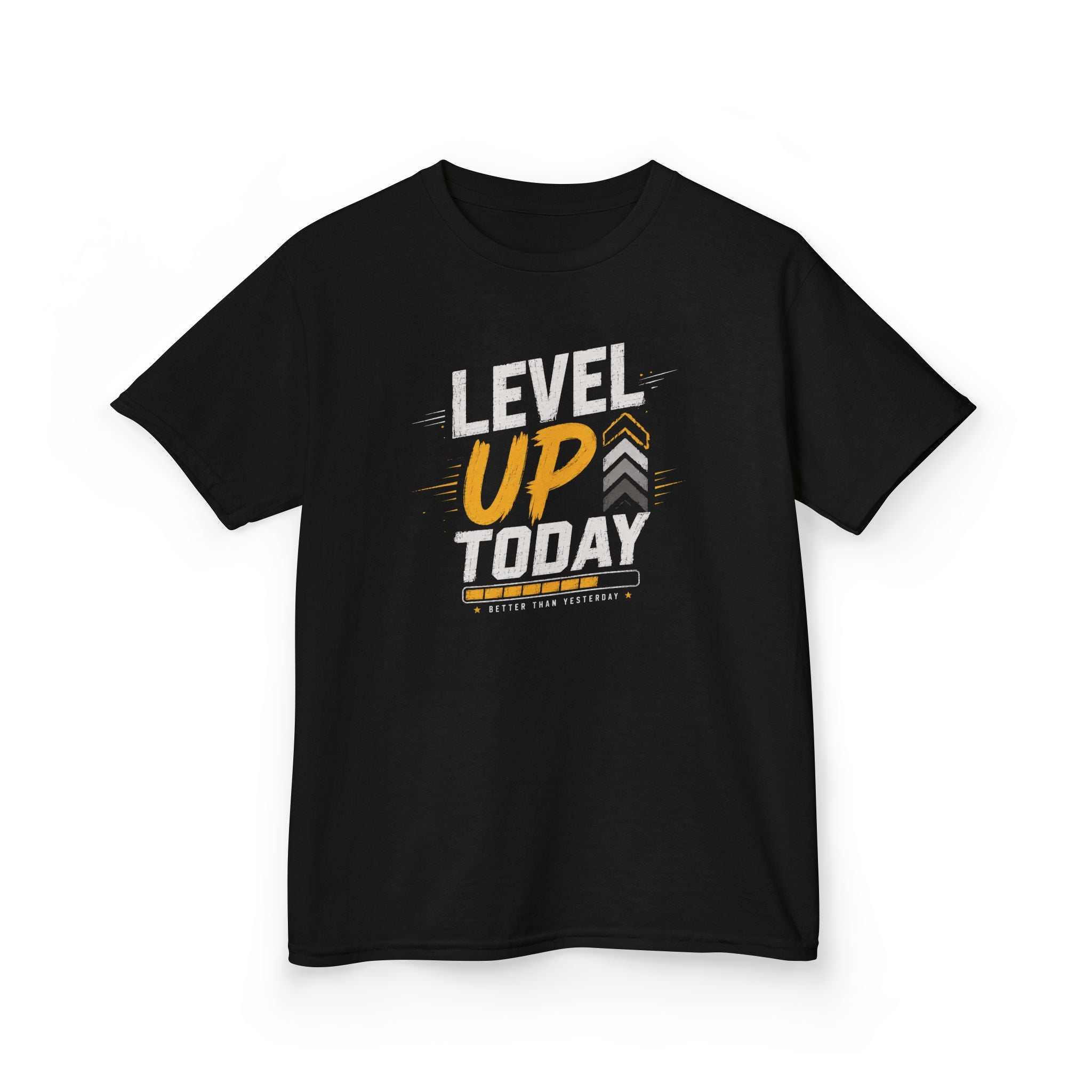 Kids "Level Up Today" Boys and Girls Graphic Tee Birthday Gamer Shirt