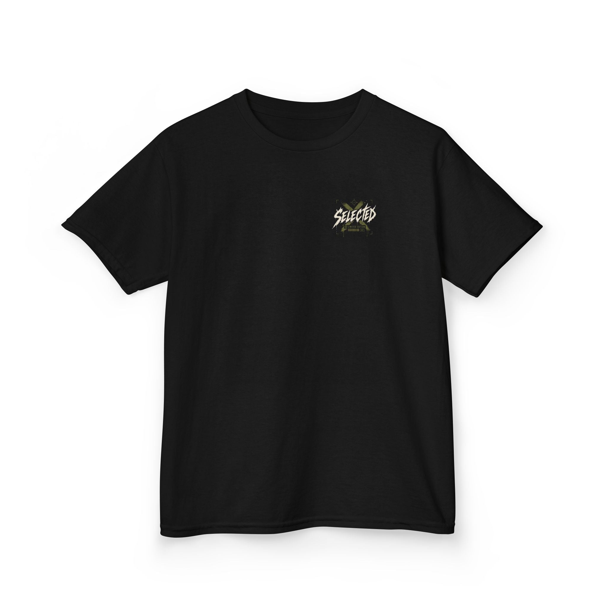 Selected Graphic Kids Tee Streetwear Logo T‑Shirt for Boys & Girls