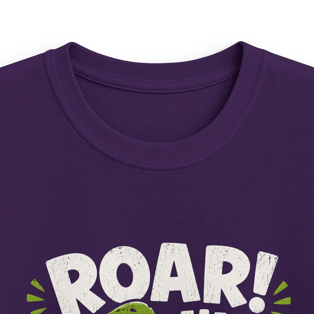 Kids Tee "Roar! I'm 4 Today" Dinosaur Birthday Shirt