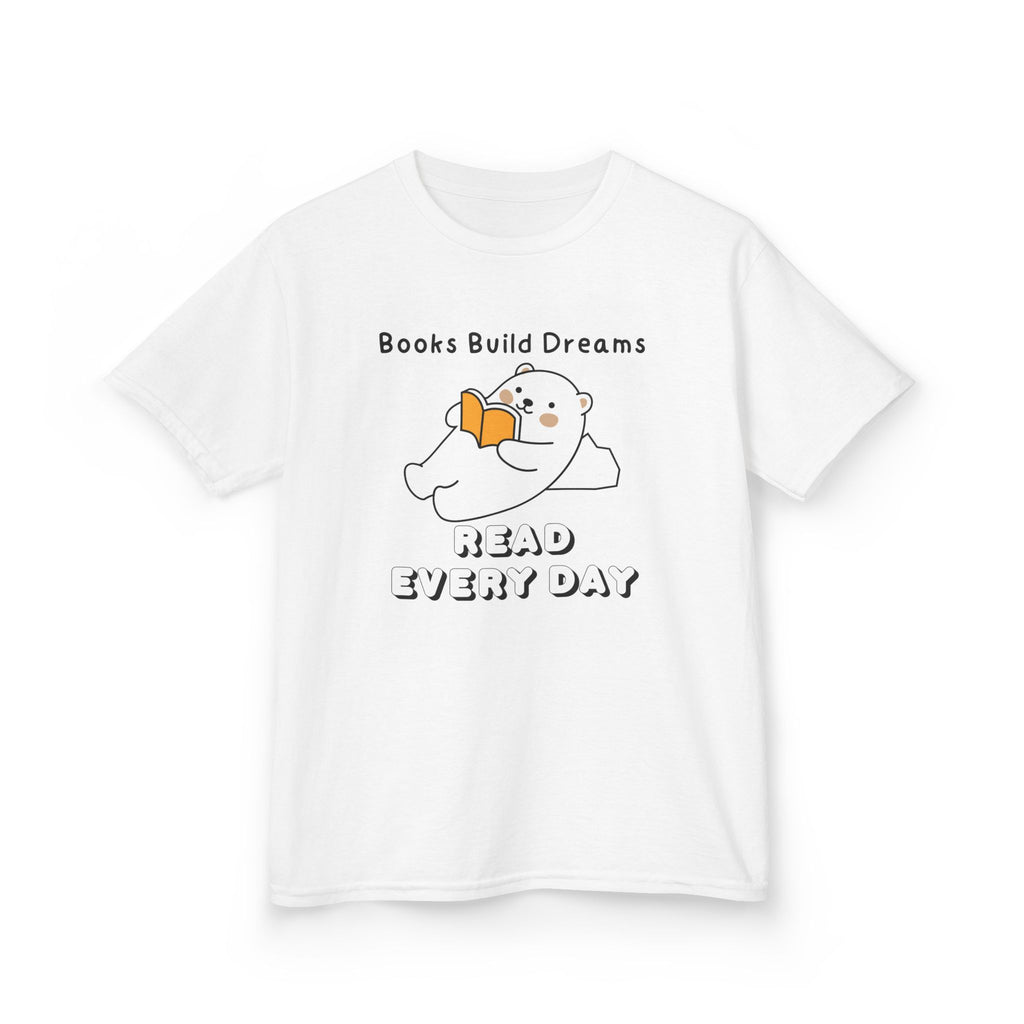 Kids T-Shirt — "Books Build Dreams"