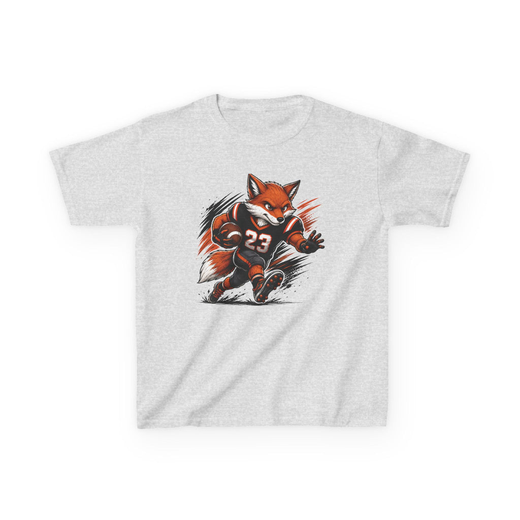 Football Fox T-Shirt | Cool Fox Football Player Graphic | Kids Football Tee | Youth Sports Animal Shirt | Football Lover Gift