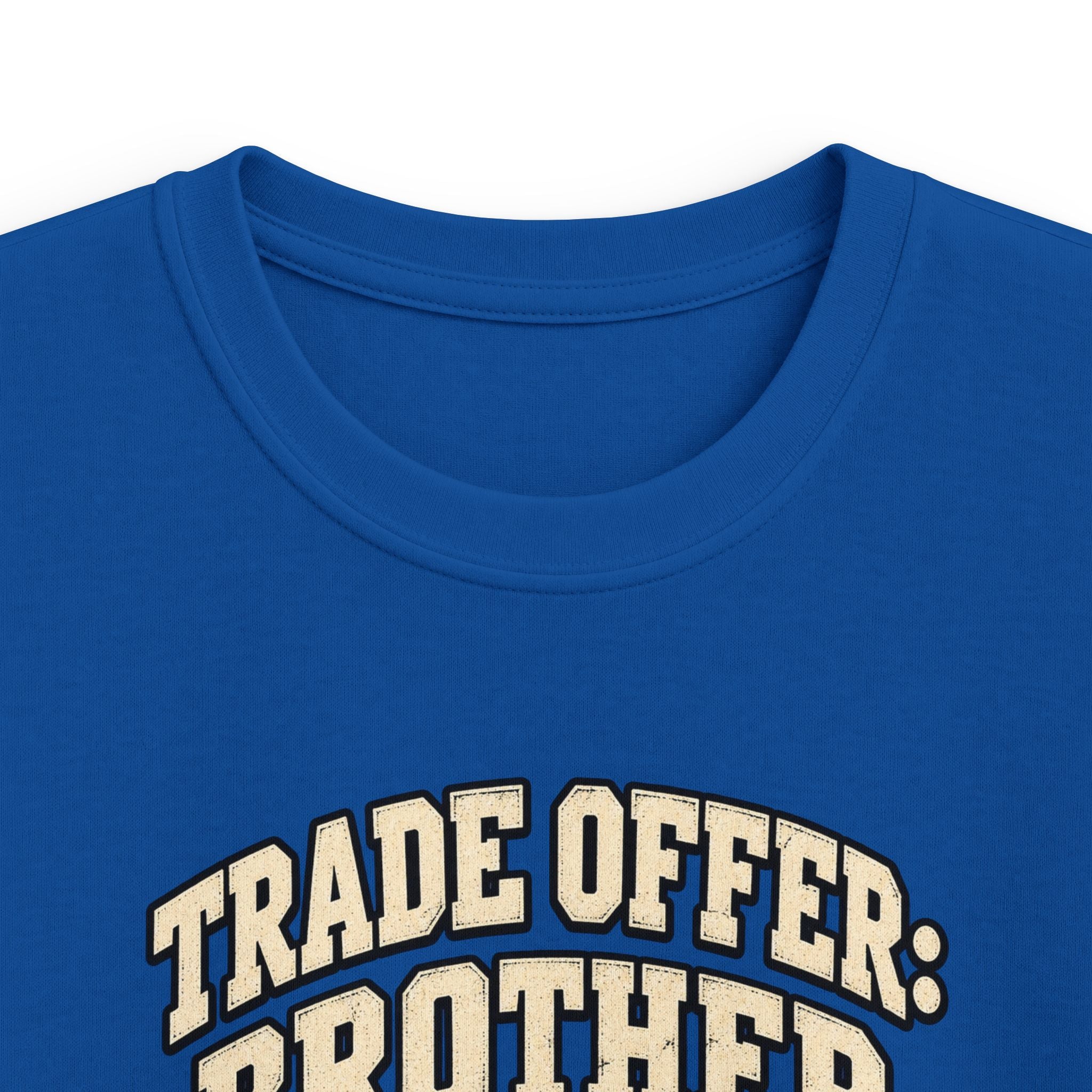 Kids 'Trade Offer: Brother for Fries' Funny Graphic Tee