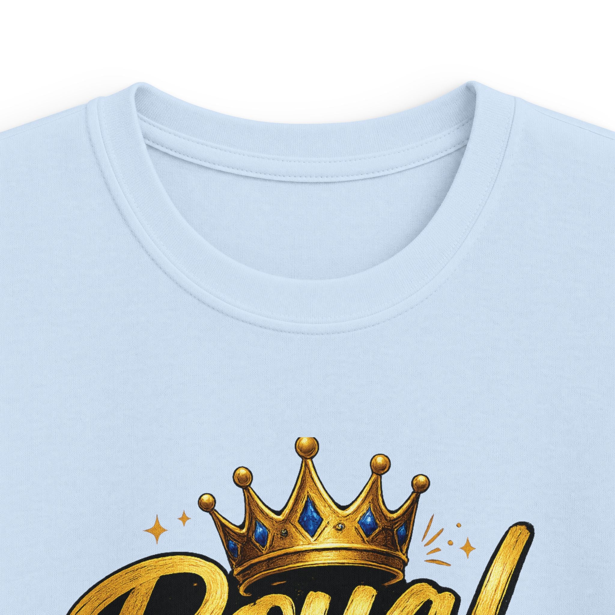 "Royal Since Day One" Crown Graphic Boys Shirt