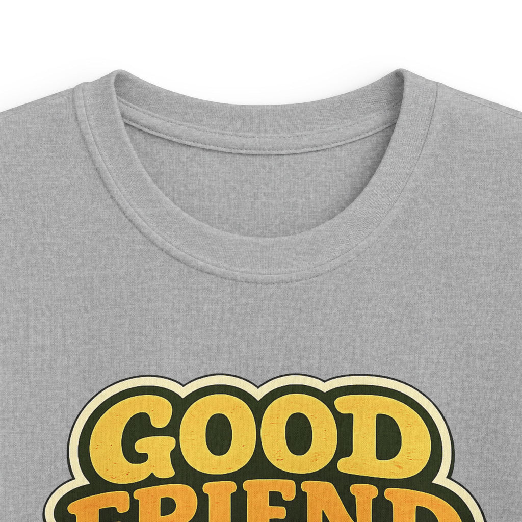 Kids Tee "Good Friend Energy" Retro Graphic Youth T‑Shirt For Boys & Girls