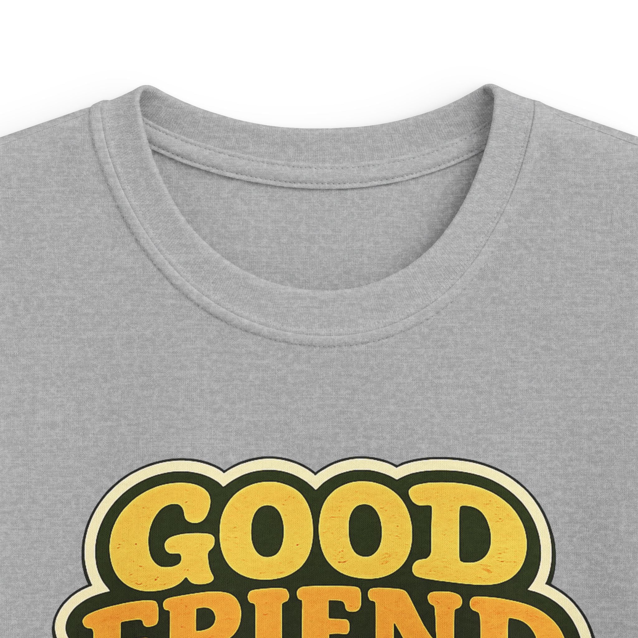 Kids Tee "Good Friend Energy" Retro Graphic Youth T‑Shirt For Boys & Girls